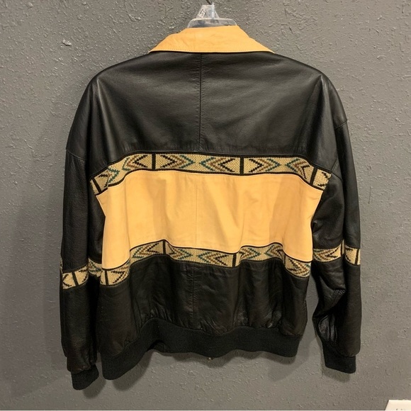 Men’s Lawless Western Leather Jacket - Picture 6 of 6